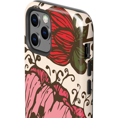 Rose Bud Floral iPhone 12 Pro Impact Case