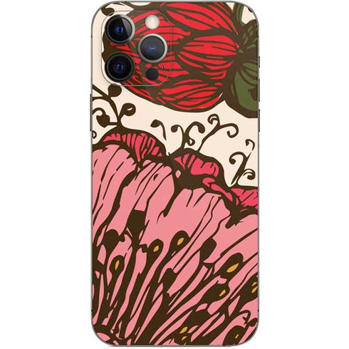 Rose Bud Floral iPhone 12 Pro Skin