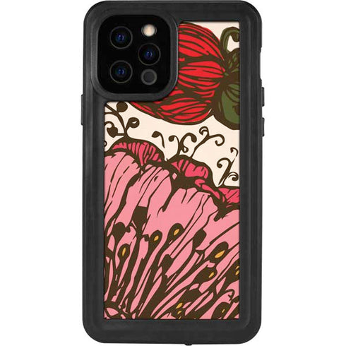 Rose Bud Floral iPhone 12 Pro Waterproof Case