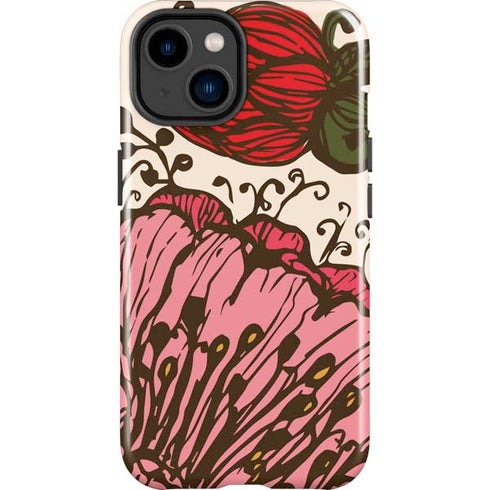 Rose Bud Floral iPhone 14 Plus Impact Case
