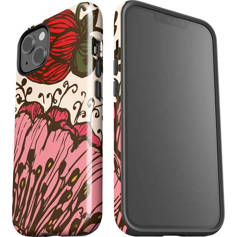 Rose Bud Floral iPhone 15 Plus Impact Case
