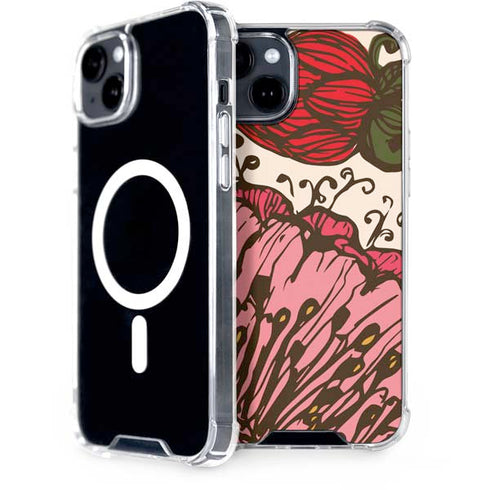 Rose Bud Floral iPhone 15 MagSafe Case