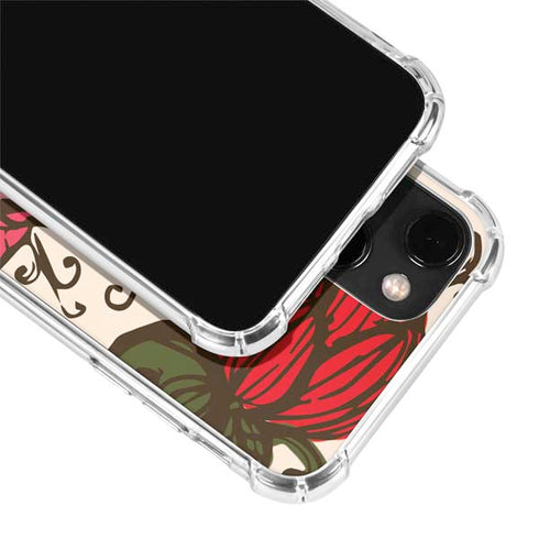 Rose Bud Floral iPhone 15 Plus Clear Case
