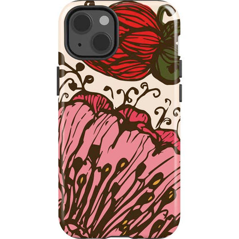 Rose Bud Floral iPhone 15 Impact Case