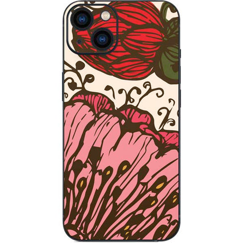 Rose Bud Floral iPhone 15 Plus Skin