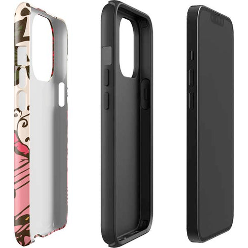 Rose Bud Floral iPhone 14 Pro Impact Case