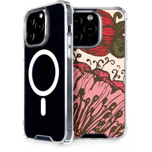 Rose Bud Floral iPhone 15 Pro MagSafe Case