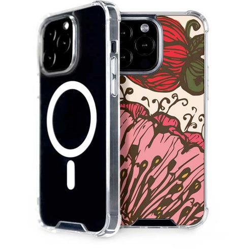 Rose Bud Floral iPhone 15 Pro Max MagSafe Case