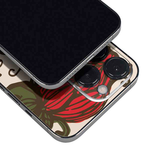 Rose Bud Floral iPhone 14 Pro Skin