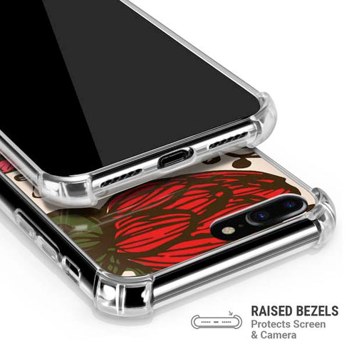 Rose Bud Floral iPhone 7/8 Plus Clear Case