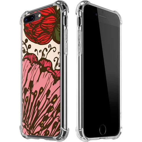 Rose Bud Floral iPhone 7/8 Plus Clear Case