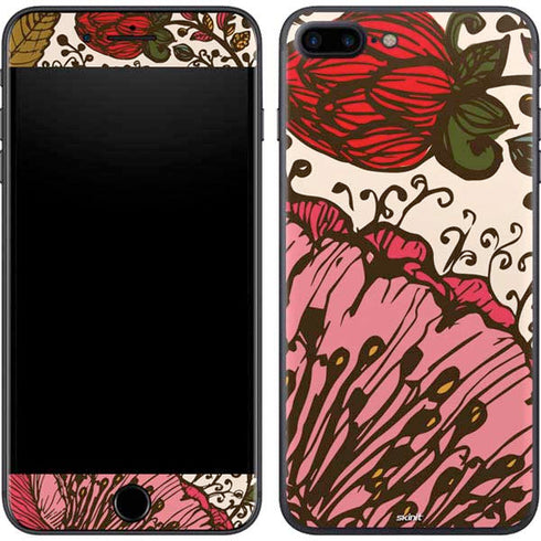 Rose Bud Floral iPhone 8 Plus Skin