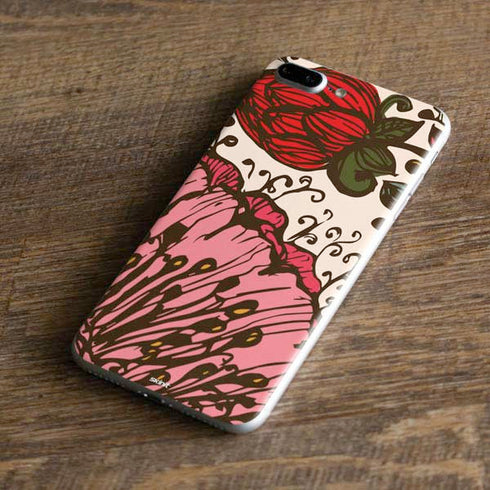 Rose Bud Floral iPhone 8 Plus Skin