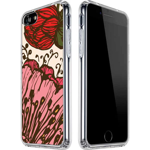 Rose Bud Floral iPhone SE (2nd & 3rd Gen) Clear Case