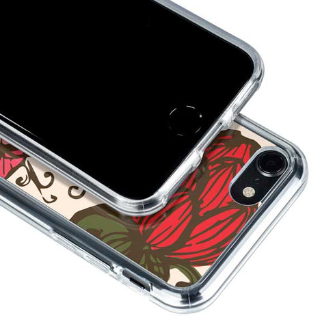 Rose Bud Floral iPhone SE (2nd & 3rd Gen) Clear Case