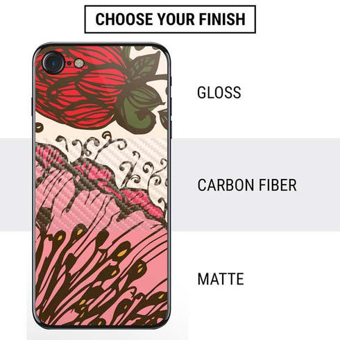 Rose Bud Floral iPhone SE (2nd & 3rd Gen) Skin