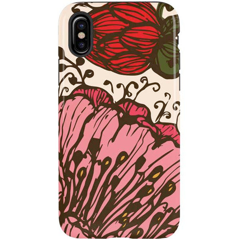 Rose Bud Floral iPhone X Pro Case