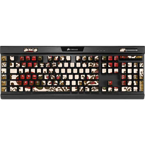 Rose Bud Floral K95 RGB PLATINUM Mechanical Gaming Keyboard Skin