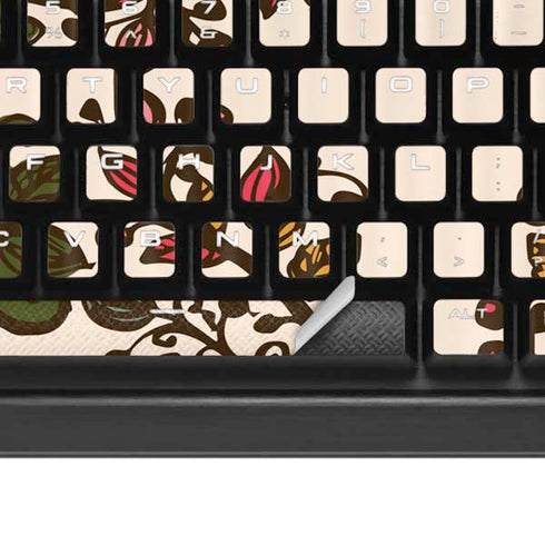 Rose Bud Floral K95 RGB PLATINUM Mechanical Gaming Keyboard Skin
