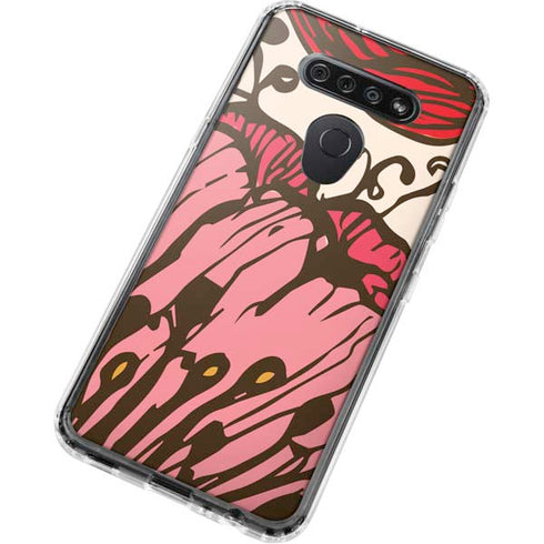 Rose Bud Floral LG K51/Q51 Clear Case