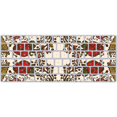 Rose Bud Floral Magic Keyboard Skin