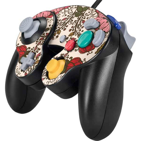 Rose Bud Floral Nintendo GameCube Controller Skin