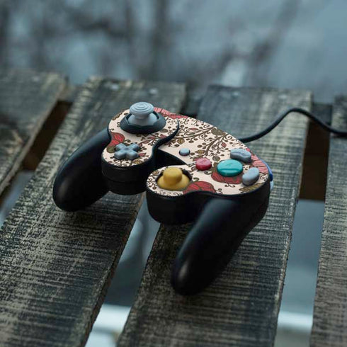Rose Bud Floral Nintendo GameCube Controller Skin