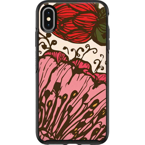 Rose Bud Floral Otterbox Symmetry iPhone Skin