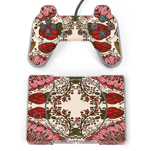 Rose Bud Floral PlayStation Classic Bundle Skin