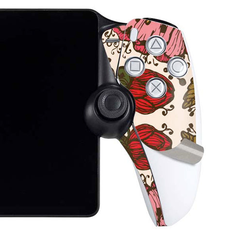Rose Bud Floral PlayStation Portal Remote Player Skin