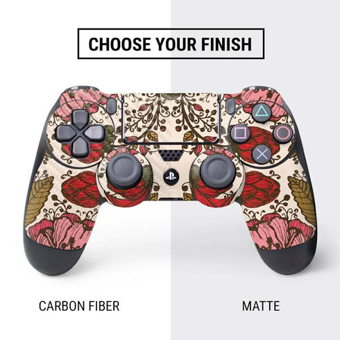 Rose Bud Floral PS4 Controller Skin