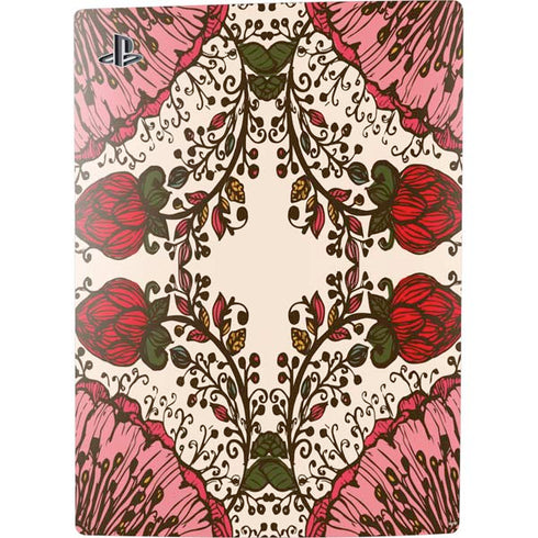 Rose Bud Floral PS5 Digital Edition Console Skin