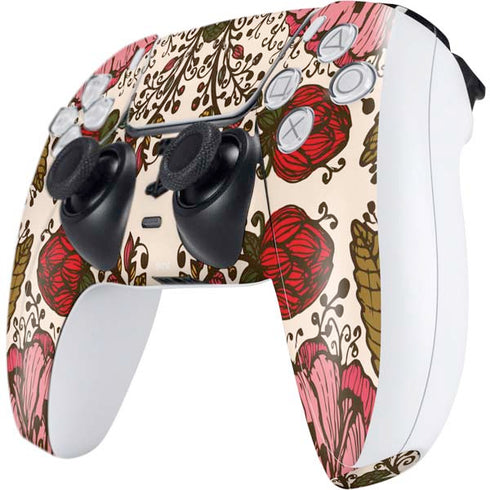 Rose Bud Floral PS5 Controller Skin
