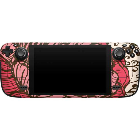 Rose Bud Floral Steam Deck Handheld Gaming Computer Skin