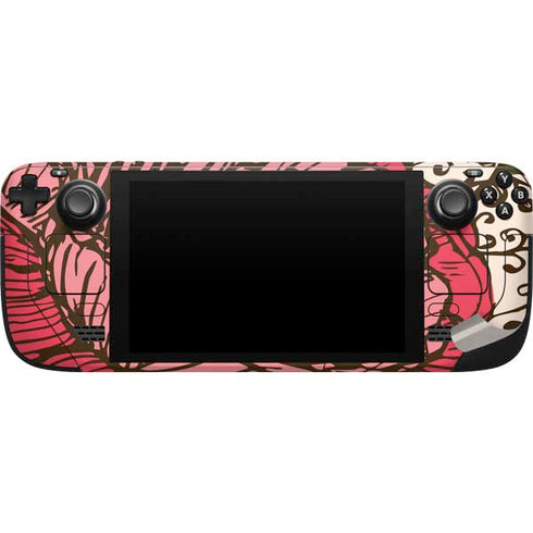 Rose Bud Floral Steam Deck Handheld Gaming Computer Skin