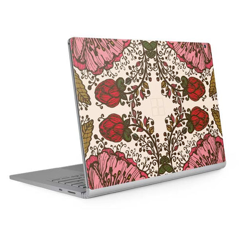 Rose Bud Floral Surface Book 2 15in Skin