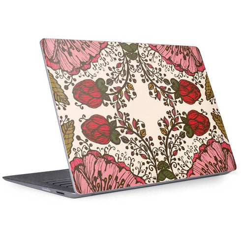 Rose Bud Floral Surface Laptop 2 Skin