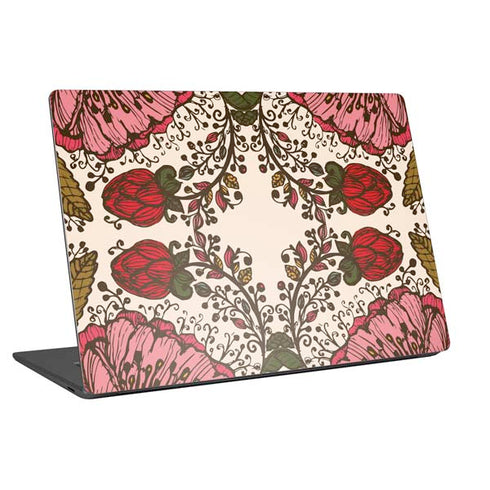 Rose Bud Floral Universal Laptop 18in (14.6 x 10.6in) Skin