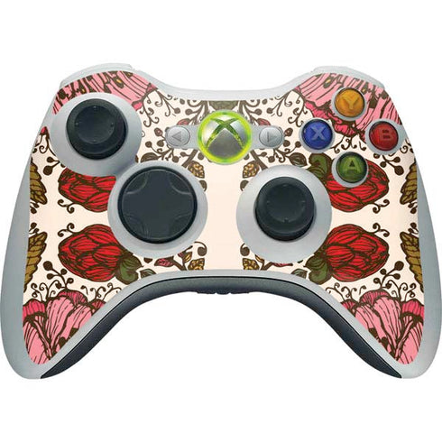 Rose Bud Floral Xbox 360 Wireless Controller Skin