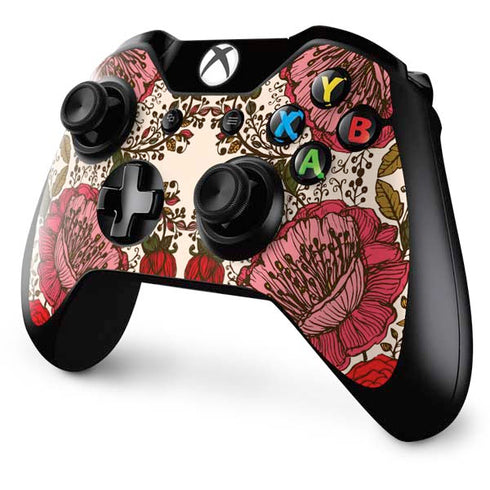 Rose Bud Floral Xbox One Controller Skin
