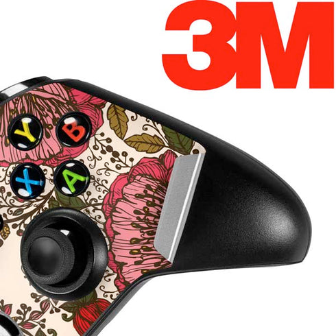 Rose Bud Floral Xbox One S Controller Skin