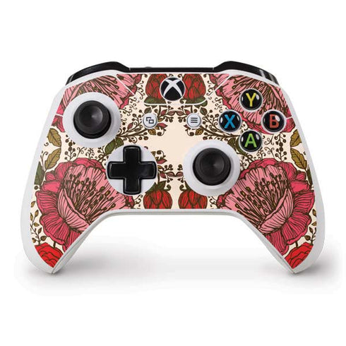 Rose Bud Floral Xbox One S Controller Skin