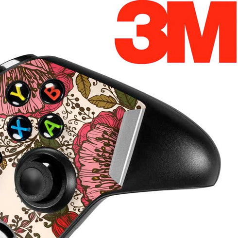 Rose Bud Floral Xbox One X Controller Skin