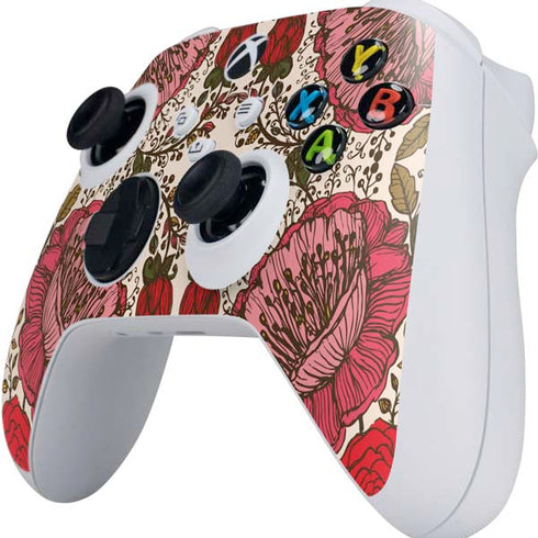 Rose Bud Floral Xbox Series S Controller Skin
