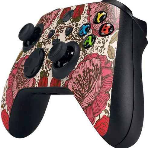 Rose Bud Floral Xbox Series X Controller Skin