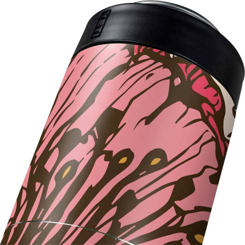 Rose Bud Floral Yeti Colster Can Insulator Skin