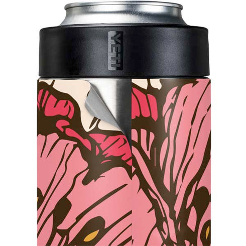 Rose Bud Floral Yeti Colster Can Insulator Skin