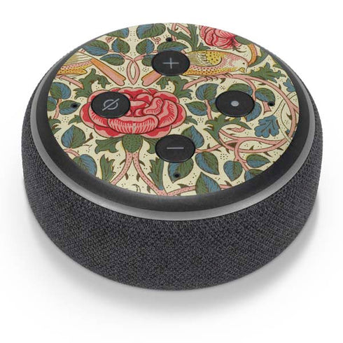 William Morris Rose Amazon Echo Dot Skin