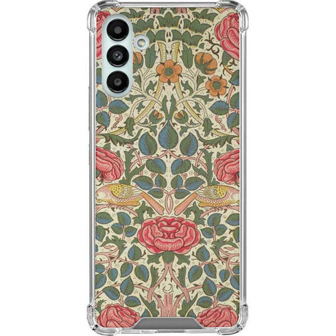 William Morris Rose Galaxy A13 5G Clear Case