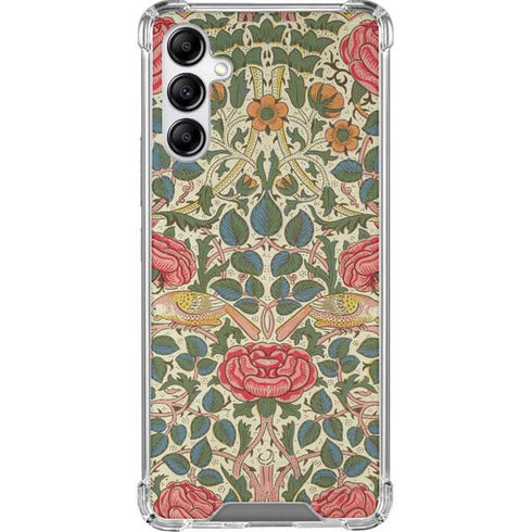 William Morris Rose Galaxy A14 5G Clear Case